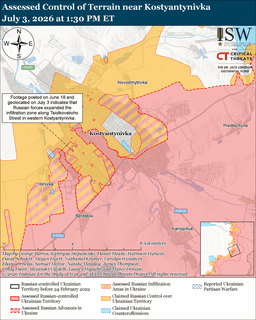 @TheStudyofWar reposted: NEW: Russian President Vladimir Putin claimed late on July 3 that Russian forces...