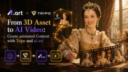 Create Animated Content with Tripo and a1.art