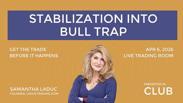 Stabilization Into Bull Trap