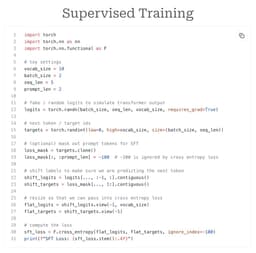 @BhavinJawade reposted: Here's how we can progressively build from supervised training to RL, agentic RL...