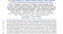 Intern Lumina U2: A Multi-Codebook Diffusion Large Language Model for Omni-Visual Understanding and Image Generation