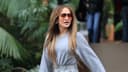 Jennifer Lopez looks chic in baggy slacks as she shrugs off being branded 'rude' at the Golden Globes | Daily Mail Online