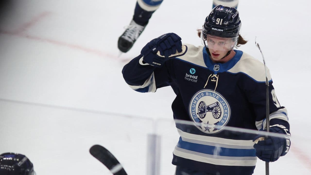 Kent Johnson scores in OT as Blue Jackets beat Rangers 1-0