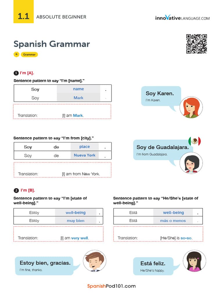 Grammar - Spanish | PDF | Linguistics