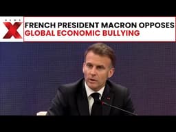 Macron warns against “might makes right” policy at Davos 2026 forum | NewsX