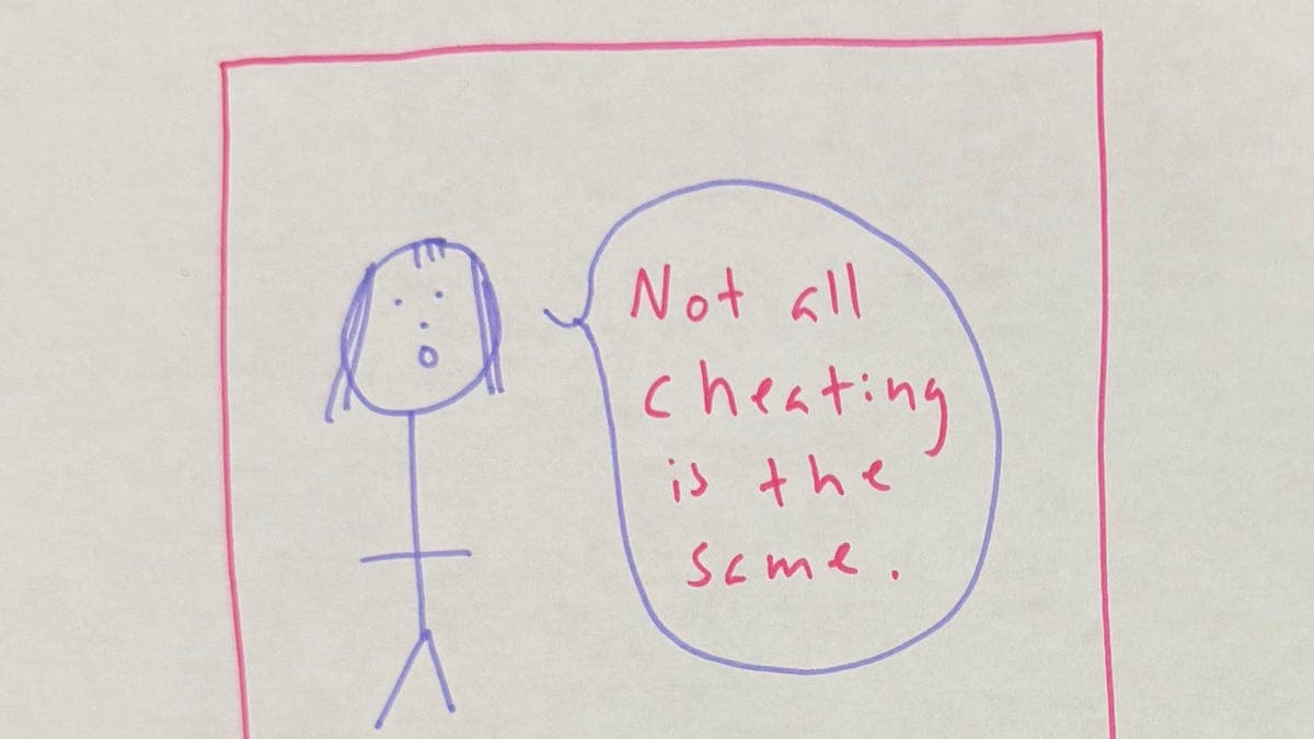 IS CHEATING THAT BIG OF A DEAL?