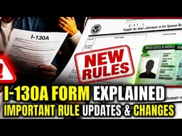 i130a Form for Spouse Explained: Important Rule Updates & Changes Marriage Green Card Rules | I-130