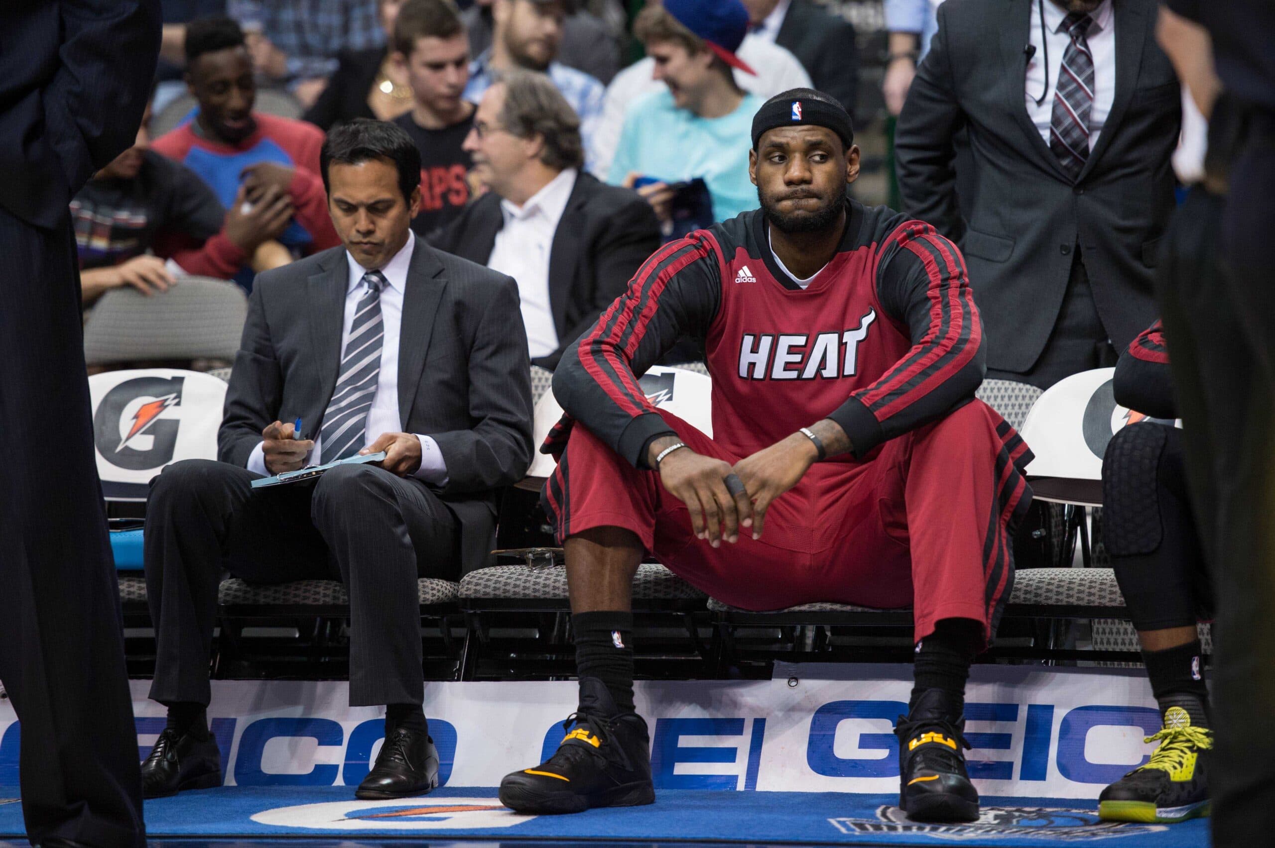 LeBron James: the Miami Heat are making a serious push