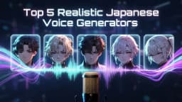 Top 5 Realistic Japanese Voice Generators for Video | Typecast