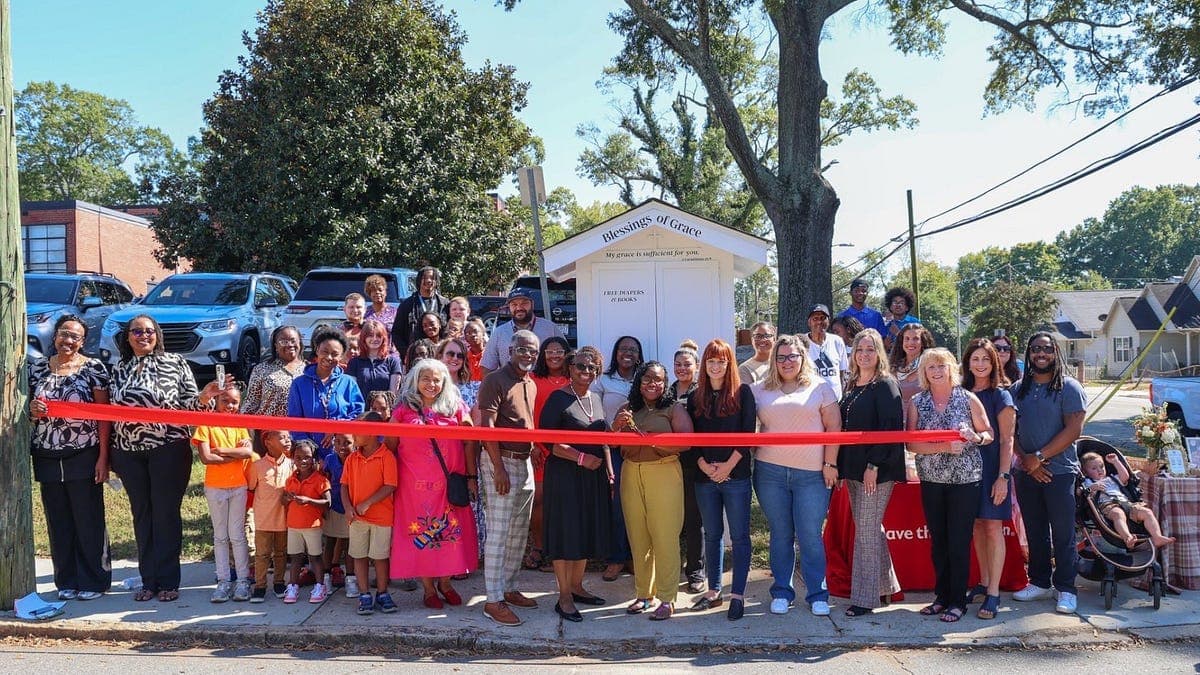 A little room to breathe: New Concord blessing box provides free diapers, books to families in need