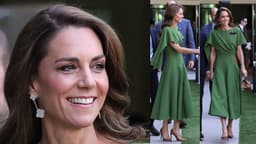 Kate Middleton Debuts Stunning Green Emilia Wickstead ...
