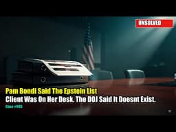 Pam Bondi Said The Epstein Client List Was On Her Desk. The DOJ Said It Doesn't Exist.