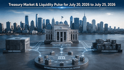 Treasury Market & Liquidity Pulse Outlook Period July 20-25 ...