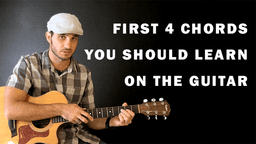 The First Four Chords You Should Learn On Guitar
