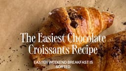 The Easiest Chocolate Croissants Recipe - Diya's World
