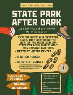 Events for April 2026 – Unicoi State Park & Lodge – Helen, GA