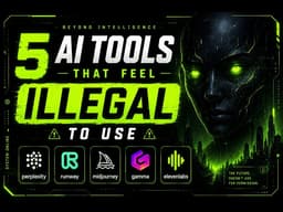 5 Free AI Tools that feel Illegal to Use!