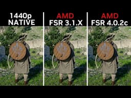 RX 7800 XT - FSR 4.0.2c vs FSR 3.1.x - Test in 7 Games