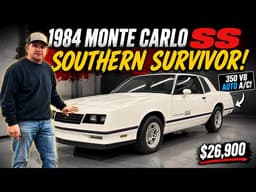 This 1984 Monte Carlo SS 350 Survived 40 Years — Full Tour & Price