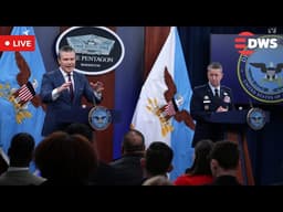 LIVE: Hegseth And Caine Hold Urgent Iran Briefing US Military Update Explained | DWS News | AC14
