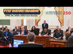 Committee of the Whole: Budget Hearing 04-28-2026 (Afternoon)
