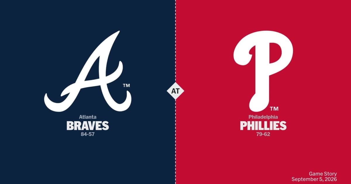 Atlanta Braves at Philadelphia Phillies Game Story, Scores/Highlights