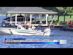 Peoria warns against river activities after sewer overflow