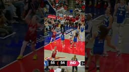What a Move From Caitlin Clark to Split Two Defenders to Get to the Rim 😳