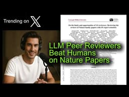 LLM Peer Reviewers Beat Humans on Nature Papers