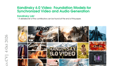 Kandinsky 6.0 Video: Foundation Models for Synchronized Video and Audio Generation