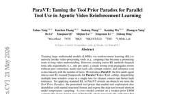 ParaVT: Taming the Tool Prior Paradox for Parallel Tool Use in Agentic Video Reinforcement Learning