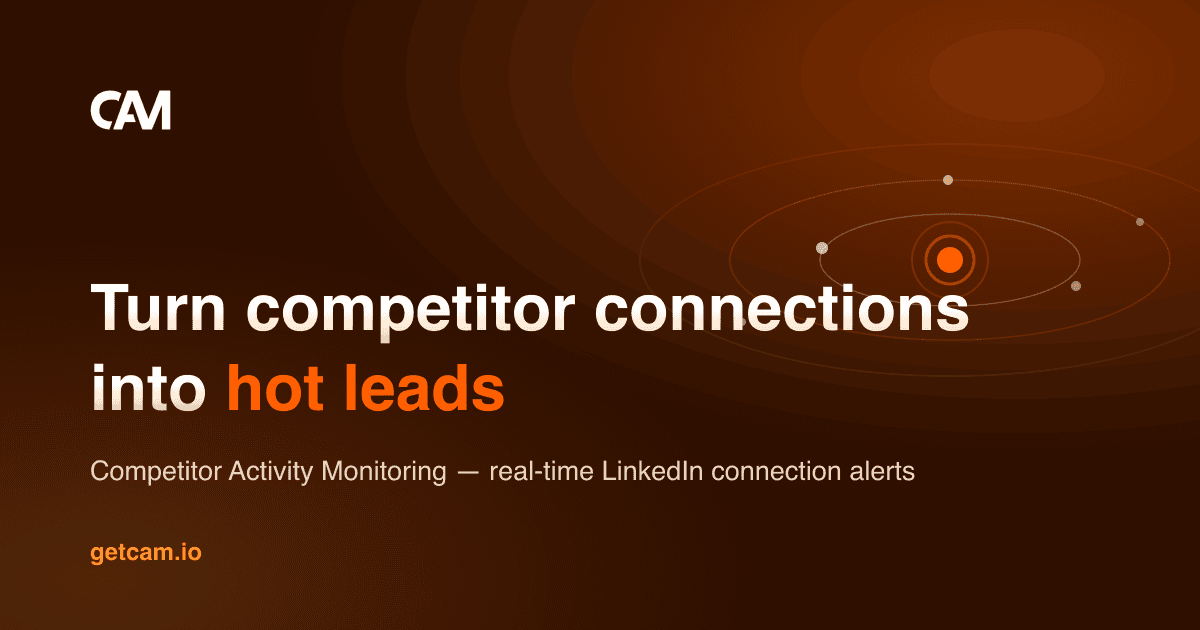 Competitive Intelligence Newsletter for Sales - CAM