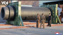 North Korean leader Kim Jong-un oversees ground test of high-powered missile engine