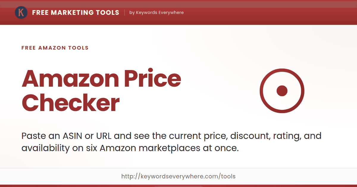 Amazon Price Checker - Current Price on 6 Marketplaces ...