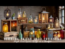 Turning Trash into Treasure: High-End Rustic DIYs on a Budget