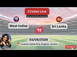 Live SL vs WI | 1st ODI | Sri Lanka vs West Indies | Live Commentary | Live Cricket Match Today