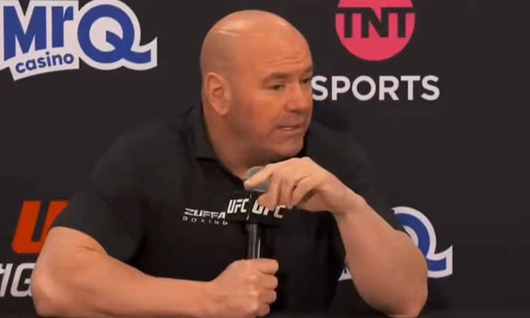 Bizarre moment UFC boss Dana White needs interpreter to translate English question