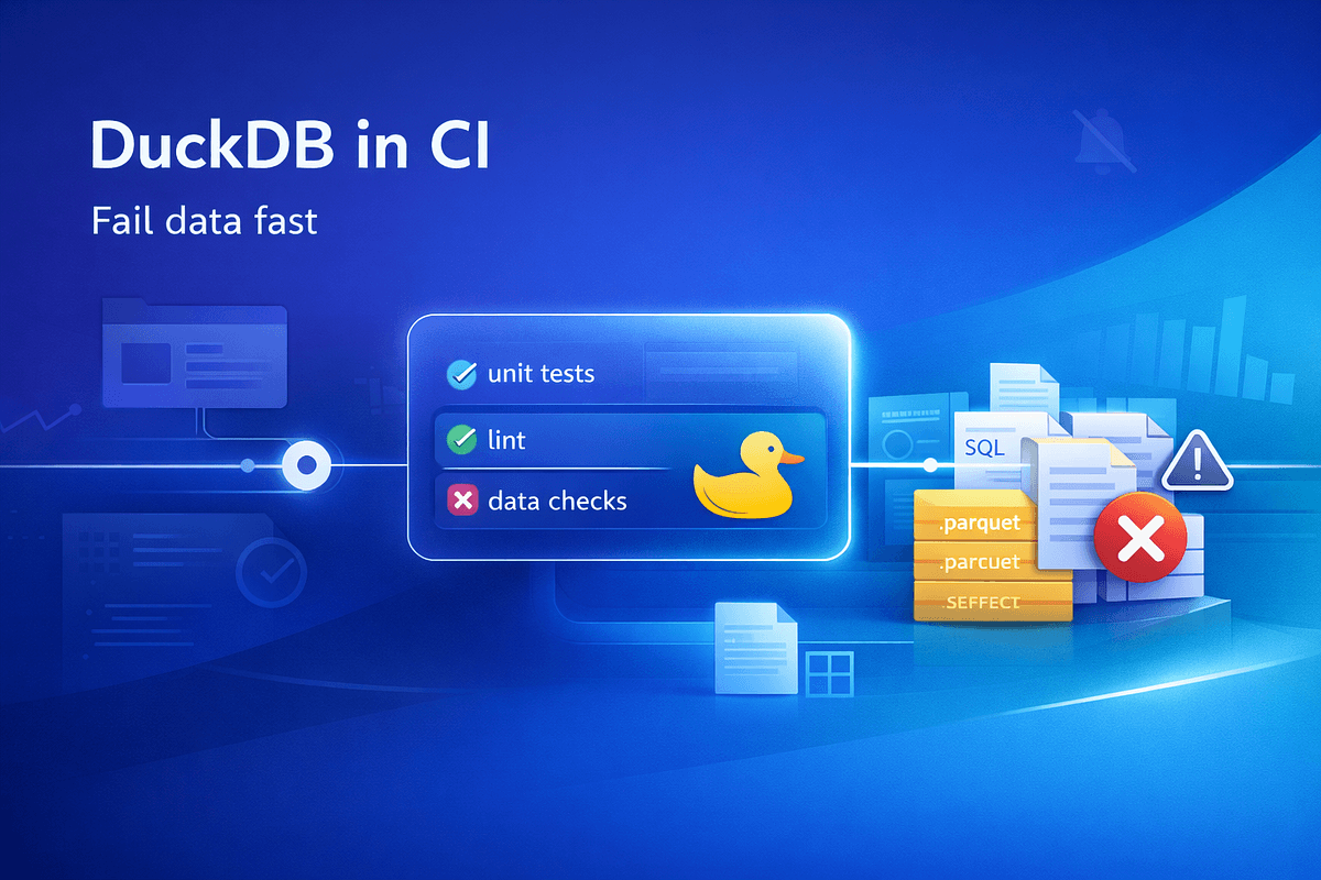 DuckDB in CI: Make Data Breaks Fail Fast | by Thinking Loop | Jan, 2026 | Medium