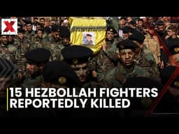 IDF Attacks Hezbollah: Israel claims 15 Hezbollah fighters eliminated in operation| NewsX World
