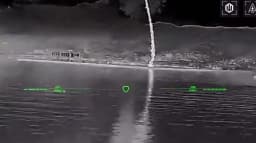 Ukrainian drones strike Kalibr missile carrier in Russia's Novorossiysk – video | Ukrainska Pravda