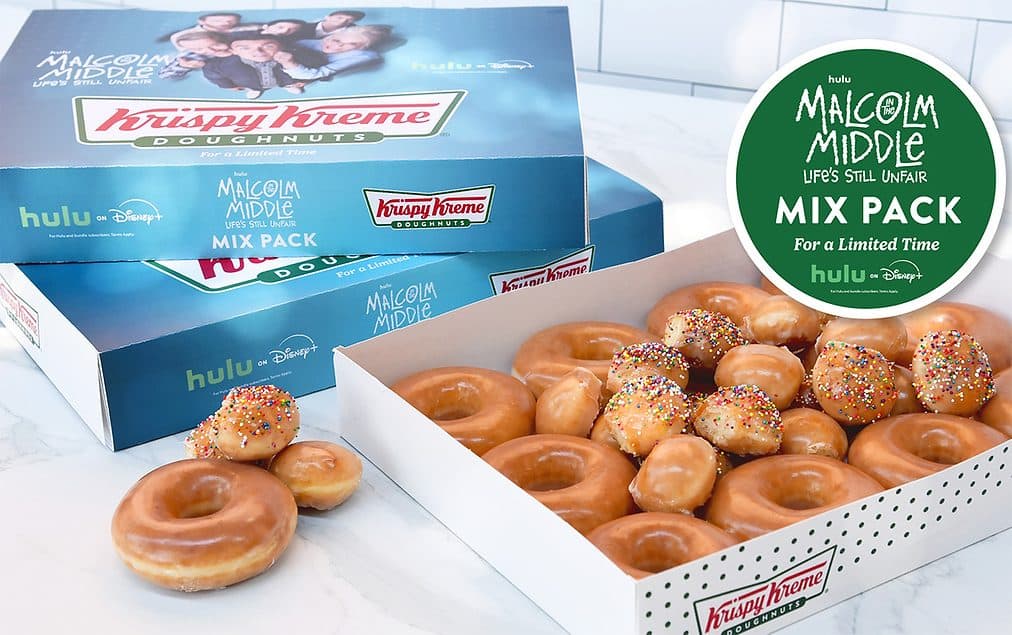 Krispy Kreme celebrates return of 'Malcolm in the Middle' with specialty pack | Bake Magazine