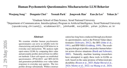Human Psychometric Questionnaires Mischaracterize LLM Behavior
