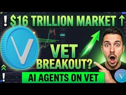 VeChain's $16 TRILLION Play: VET Breakout to $0.00135 Confirmed? Vechain just Integrated AI Agents