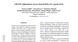 GRASP: GRanularity-Aware Search Policy for Agentic RAG
