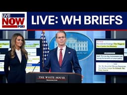 LIVE: White House briefing amid Iran conflict