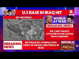 LIVE: IDF Releases Compilation Video Of Airstrikes In Iran, Claims 17,000 Types Of Munition Used