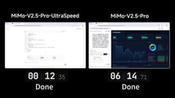 'MiMo-V2.5-Pro-UltraSpeed' has emerged, capable of running a trillion-parameter model at a blazing speed of over 1000 tokens per second, with the underlying model released as open source.