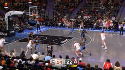 @WNBA: SHEESH, Ashlon Jackson letting it fly from distance 😮‍💨

CON-ATL | League Pass | 2026 Postseason Pus...