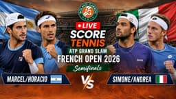 Marcel/Horacio vs Simone/Andrea LIVE SCORE TENNIS ATP ...