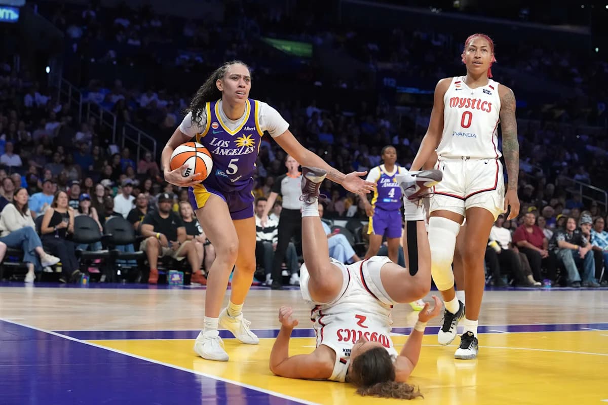 Employee fired after LA Sparks' Dearica Hamby exposed racist text ...